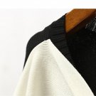 New Autumn Luxury Fashion Runway Designer Women Sweater Pullover Sweaters Bowknot Color Block Basic 