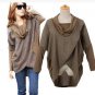 2016 fashion loose long-sleeve patchwork color block pullover outerwear women\'s