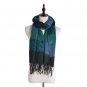 Winter Scarf Women\'s Cashmere Blanket Color Block Pashmina Fashion Tassel Poncho Soft Large Shawl S