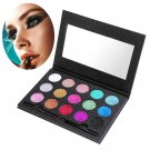 ETEREAUTY 15 Colors Eyeshadow Palette Cosmetic Makeup Shimmer Glitter Powder Kits