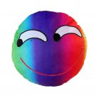 New Colorful Emoji Pillow Rainbow Smiley Emoji Plush Toy Emotion Cushion