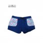 hotapei women Board Shorts Nautical Striped Pocket Design Quick-drying running shorts LC410279 ladie