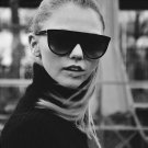 Brand designer Women Sunglasses Vintage Acetate Shaded Lens Thin Shadow Glasses Men ss050
