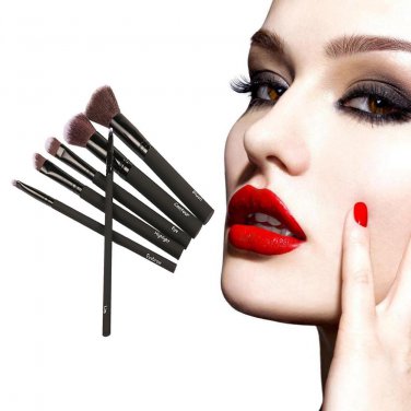 6pcs Brush Set Professional Soft Rubber Makeup Brushes Foundation Eye Face Cosmetic Make Up Brush To