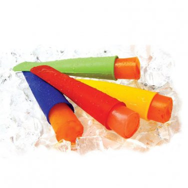 7 Colors Soft Silicone Push Up Ice Lolly Pop Ice Cream Makers Molds