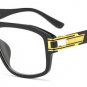 Retro Flat Top Men Square Sunglasses Brand Designer Fashion Women Gradient/Clear Lens Shades UV400