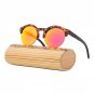 New fashion Round Frame Wooden Sunglasses Men Women Retro Gafas Handmade Bamboo Wood Sunglasses
