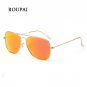 Polarized Sunglasses Women Coating Mirror Rose Gold Versae Ladies Male Sun Glasses Classic Small Avi