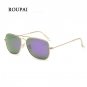 Polarized Sunglasses Women Coating Mirror Rose Gold Versae Ladies Male Sun Glasses Classic Small Avi