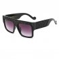 Hot Sale New Luxury Square Sunglasses Women Brand designer Large Frame Shades Diamond Sun Glasses Bl