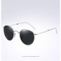 luxury Round Folding Polarized Sunglasses 3447 Retro Men glasses rays oculos de sol feminino Imitati