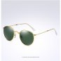luxury Round Folding Polarized Sunglasses 3447 Retro Men glasses rays oculos de sol feminino Imitati