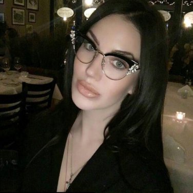 Transparent Lens  Brand Designer Crystal Diamond Women Sunglasses Vintage Rhinestone Stylish Sun Gla