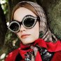 Crystal Red Studded Lip Sunglasses Women Leopard Sun Glasses Cat Eye Ladies Eyewear Lentes mujer fem