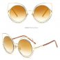 New Trend Superstar Style Cateye Women Ladies Sunglasses Brand Designer Vintage Luxury Rhinestone Su