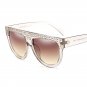 Fashion Brand Designer Luxury Handmade Rhinestone Rivet Sun Glasses Women Ladies Men Handsome Elegan
