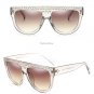 Fashion Brand Designer Luxury Handmade Rhinestone Rivet Sun Glasses Women Ladies Men Handsome Elegan