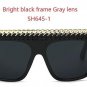 Trend Brand Designer Unique Frame Hollow Leg Sunglasses Luxury Personality Handsome Women Men Sungla