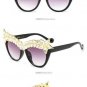 Trend Brand Designer Luxury Rhinestone Handmade Sunglasses Eyewear Frame Women Ladies High-end Sungl