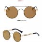 Retro High Quality Handsome Elegant Round Sunglasses Women Men Multicolor Eyewear Glasses UV400