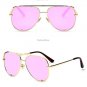 New Trend 2 Beams Alloy High-end Sunglasses Brand Designer Women Ladies Luxury Personality Avant-gar