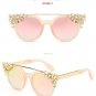 Superstar Style Women Men Alloy Sunglasses Brand Designer Vintage Luxury Personality Diamond Sunglas