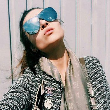 Trend High Quality Handsome Personality Integrated Sunglasses Women Men Multicolor Eyewear Glasses
