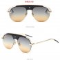 Brand Designer Oversized Street Snap All Match Oval Sun Glasses Luxury Personality Women Sunglasses
