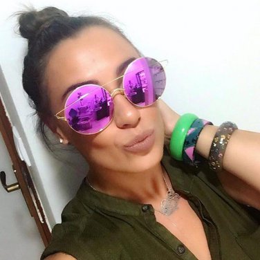 Brand Designer Round Alloy High Quality Sunglasses Women Men Street Snap All MatchSunglasses UV400