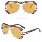 New Vintage Brand Designer Big Frame Sunglasses Fashion Handsome Women Men Clear Frame Quality Sungl
