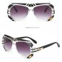 New Vintage Brand Designer Big Frame Sunglasses Fashion Handsome Women Men Clear Frame Quality Sungl