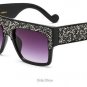 Trend Women Ladies Men All Match Sunglasses Brand Designer Vintage Luxury Rhinestone Personality Sun