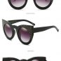 Rhinestone Rivet Sun Glasses Brand Designer Luxury Women Ladies Personality Elegant Sunglasses Oculo