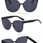 Cateye Women Men Big Frame Alloy Sunglasses Brand Designer Vintage High Quality Sunglasses UV400-Pro