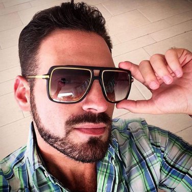 Square Sunglasses Brand Designer Vintage Luxury Elegant Handsome Women Men Summer Cosy Shades Sungla