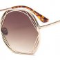 Unique Women Square Sunglasses Trending Oversize Men Gradient Lens Glasses UV400