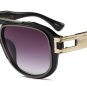 Double Rims Oversize Women Square Sunglasses Popular Men Gradient Lens Glasses UV400