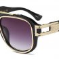 Double Rims Oversize Women Square Sunglasses Popular Men Gradient Lens Glasses UV400