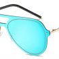 Classic Rimless Women Pilot Sunglasses Oversize Fashion Men Purple Integrated Mirror Lens Shades