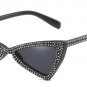 Luxury Crystal Decoration Women Cat Eye Sunglasses Fashion Ladies Triangle Butterfly Sharp Shades UV