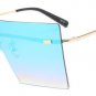 Oversize Women Rimless Sunglasses Fashion Men Square Gradient Lens Shades UV400