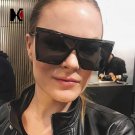 Oversize Square Women Rimless Sunglasses Fashion Men Yellow Tinted Lens Glasses UV400