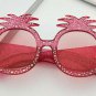 Summer Styles Crystal Decoration Oversize Pineapple Sharp Women Oval Sunglasses Men Pearl Effective