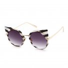 STORY New Fashion Cat Eye Sunglasses Women  Gradient Polarized Sun Glasses Driving UV400 Aluminium E