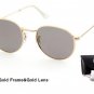 ADE WU Womens Sunglasses Brand Designer Polarized Round Vintage Retro Sun Glasses For Women Men Smal