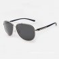 UV400 Polarized Brand Designer Men Luxury Round Outdoor Sunglasses Oversized Metal Frame Flat Sun Gl