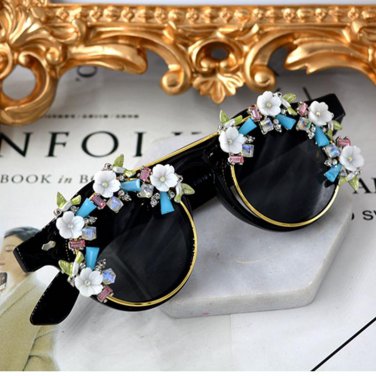 MONIQUE 2017 Sunglasses Women Double layer flip glasses Metal punk sunglasses carved diamond Sunglas