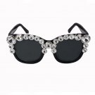 New Arrival Crystal Diamond large frame Sunglasses Women Luxury Brand Designer Vintage Stylish Sun G