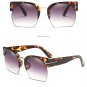 HBK Fashion Lady Oversized Cat Eye Sunglasses Women 2017 New Italy Brand Designer Integrated Eyewear