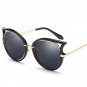 New Style Cat Eye Female Sunglasses Shades Europe and America Fashion Summer Women Polarizer Eyeglas